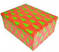 Коробка подарочная Елки 35х27 см 1110228709