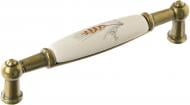 Мебельная ручка скоба DC UP 215 AB/MLK 96 мм старая бронза