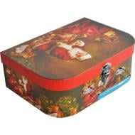 Коробка подарочная чемоданчик "Рождественский мастер Санта" 30x21x9.5cм 6103219233