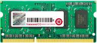 Оперативна пам'ять Transcend SODIMM DDR3 2 GB (1x2GB) 1600 MHz (JM1600KSN-2G) JetRam