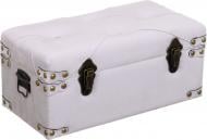 Сундук-пуф Art&Crafts Велюр 250x250x500 мм светло-серый