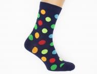 Шкарпетки чоловічі Cool Socks Горох р.25-27 синій із малюнком 1 шт.