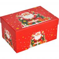 Коробка подарочная Красная "Santa Claus" 19x13x7.5 см 1110077801