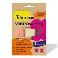 Набор салфеток 7 п'ятниць Relaxed Mood 30x30 см 3 шт./уп. разноцветный