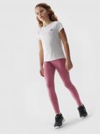 Лосины 4F TIGHTS CAS F130 / LEGGINSY F130 4FJWSS24TTIGF130-54S р.152 розовый