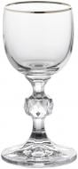 Набор рюмок для ликера Bohemia Claudia платина 20732 50 мл 6 шт.
