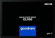 SSD-накопичувач Goodram CL100 480GB 2,5" SATA III 3D NAND (SSDPR-CL100-480-G3)