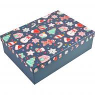 Коробка подарочная Рождественские сладости и игрушки 27х20х11.5 см 1110086005