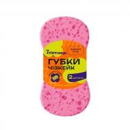Губка для посуды 7 п'ятниць Чизкейк 2 шт. Губка для посуды 7 п'ятниць Чизкейк 2 шт.