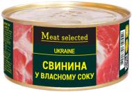 Консерва Meat Selected Свинина в собственном соку 325 г