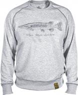 Світшот Fish-Point Щука р. XL меланж