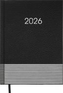 Дневник датированный PARALLEL Buromax A5 2026 черный