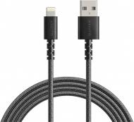 Кабель Anker Lightning - USB Type-C 1,8 м чорний (A8013H11)