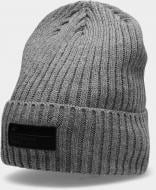 Шапка 4F H4Z21-CAM008-24M р.L светло-серый меланж