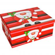 Коробка подарочная "Санта с карамельной тростью" 19x13x7.5 см 1110103401