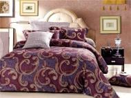Комплект постельного белья 2,0 YJ 2669 фиолетовый Zastelli