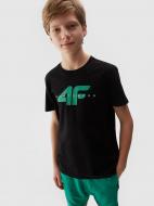 Футболка 4F TSHIRT M1113 / TSHIRT M1113 4FJWSS24TTSHM1113-20S р.140 черный Футболка 4F TSHIRT M1113 / TSHIRT M1113 4FJWSS24TTSHM1113-20S р.140 черный