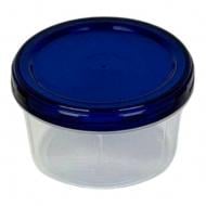 Контейнер с крышкой ТМ Ubox прозрачный/индиго 0,15 л 48x81x81 мм