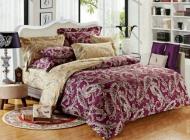 Комплект постельного белья 2,0 YJ 1380 фиолетовый Zastelli