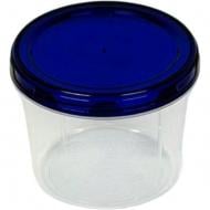 Контейнер із кришкою ТМ Ubox прозорий/індиго 0,2 л 65x81x81 мм