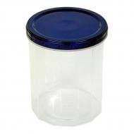 Контейнер с крышкой ТМ Ubox прозрачный/индиго 1 л 135x110x110 мм