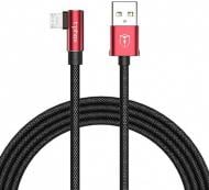 Кабель T-PHOX USB – microUSB 1,2 м (T-M804 Black/Red)