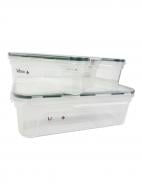 Набор контейнеров ТМ Ubox прозрачный 3 шт. (3+0,8+0,8 л)