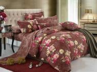 Комплект постельного белья 2,0 2253А-2254В бордовый Zastelli
