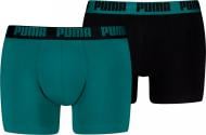 Труси чоловічі Puma MEN EVERYDAY BASIC BOXER 2P 93832021 L зелений/чорний