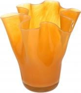 Ваза скляна Гутняр Тюльпан 21 см помаранчева