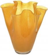 Ваза скляна Гутняр Тюльпан 30 см помаранчева