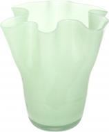 Ваза скляна Гутняр Тюльпан 21 см світло-зелена