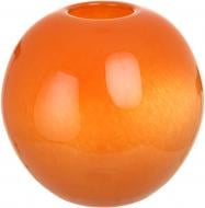 Ваза скляна Гутняр Куля 28 см помаранчева