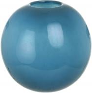Ваза скляна Гутняр Куля 28 см синя