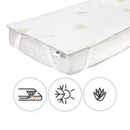 Наматрацник MirSon №1020 Alberto Cotton Seasons Aloe Vera звичайний з резинкою у кутах 26х180x200 см