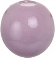 Ваза стеклянная Гутняр Шар 20 см сиреневая