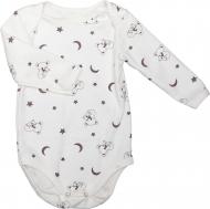 Боди унисекс Bambinelli Медвежонок р.74 белый с рисунком