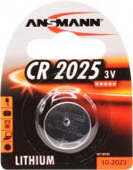 Батарейка Ansmann Lithium CR2025 1 шт. (5020142)