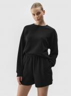 Світшот 4F SWEATSHIRT F1001 / BLUZA F1001 4FWSS24TSWSF1001-20S р.XS чорний