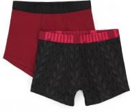 Труси чоловічі Puma Men Terrace Print Boxer 2P93860901 L чорний/червоний