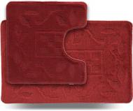 Набір килимків Dariana Little 45x71 + 45x43 Орнамент червоний