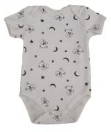 Боді унісекс Bambinelli з коротким рукавом Ведмедик р.56 білий із малюнком