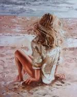 Набор для творчества со стразами на подрамнике Солнечная волна 40x50 см (У) GoToArt