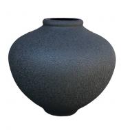 Ваза керамическая Nana ceramics Юла 21 см шелк черный