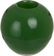 Ваза стеклянная Гутняр Шар 15 см зеленая
