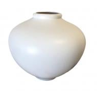 Ваза керамическая Nana ceramics Юла 21 см белый муар