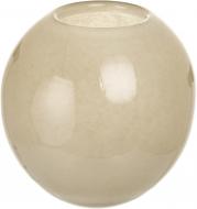 Ваза стеклянная Гутняр Шар 15 см бежевая