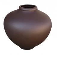 Ваза керамическая Nana ceramics Юла 21 см шоколадный муар