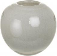 Ваза скляна Гутняр Куля 15 см сіра