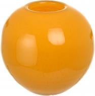 Ваза стеклянная Гутняр Шар 15 см желтая